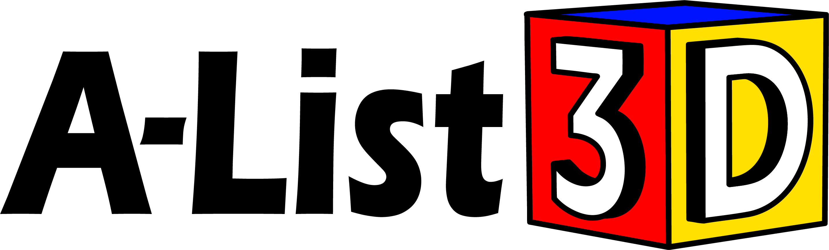 A-LIST 3D Logo